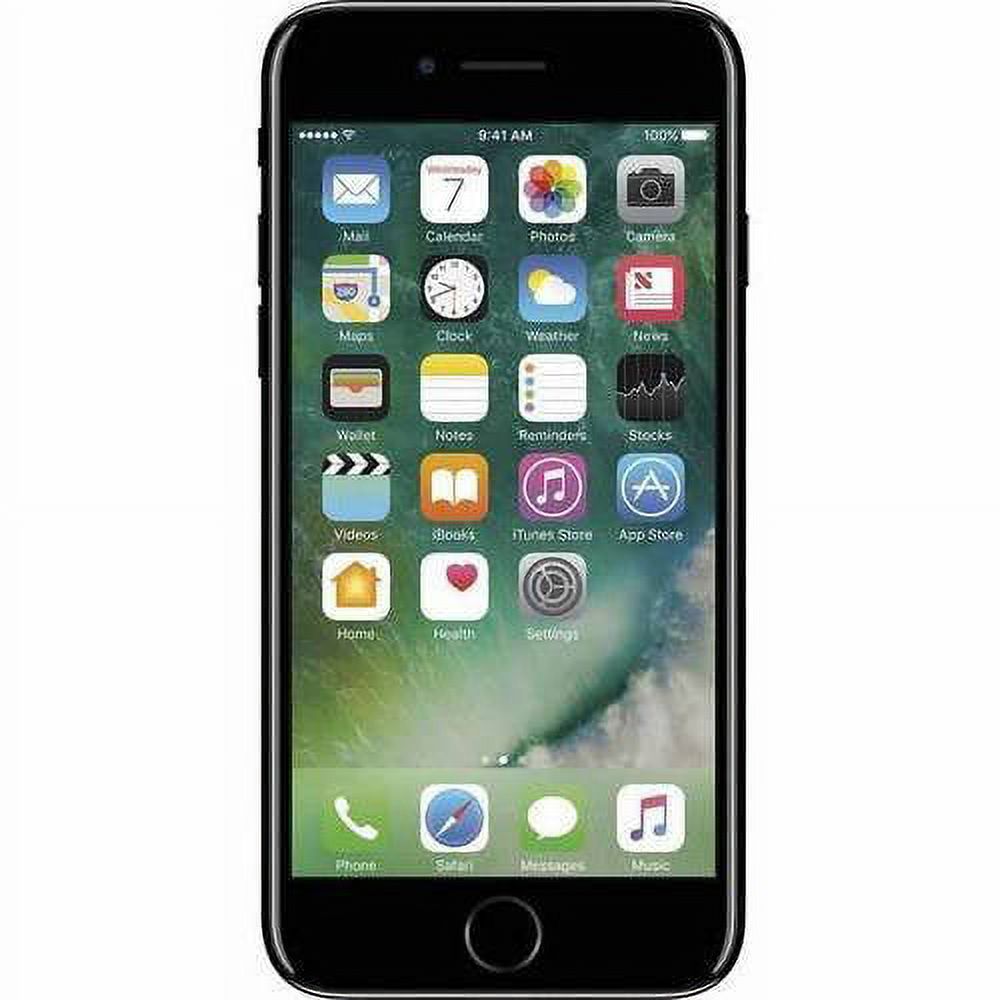 iPhone 7 128GB Jet Black A Grade with New Battery ( Refurbished )