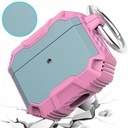 AirPods 2nd Gen Adventure ShockProof Defender Anti-fall Protective TPU+PC Case Pink