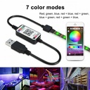 5V USB RGB Bluethooth + Remote Control Strip Light 2Meter Waterproof with Mood light for TV