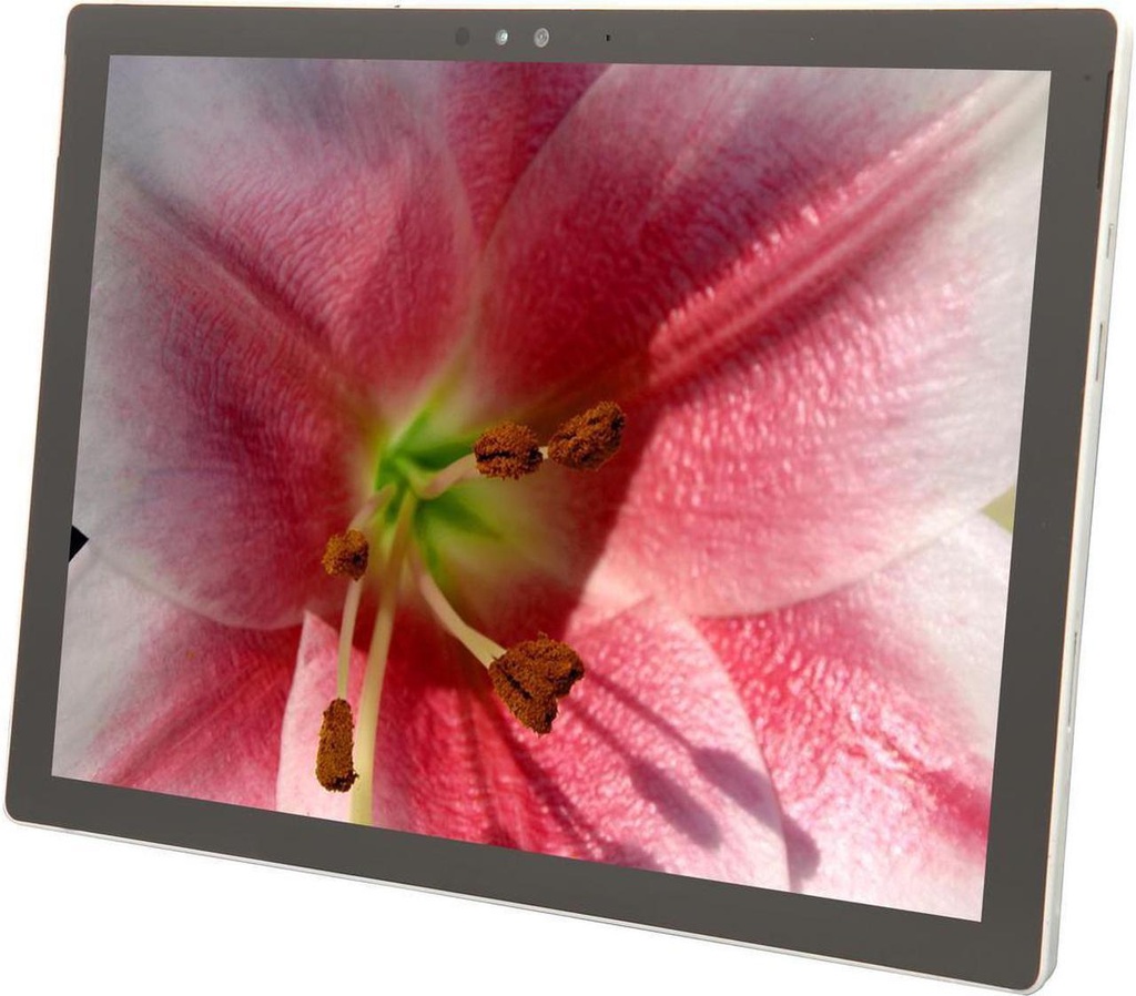 Microsoft Surface Pro (4th Gen) 1724 Laptop / Tablet - Intel i5-6300U@2.40GHz 8GB RAM 256GB SSD 12.3' Touch WIN10 Pro Silver - A Grade( Refurbished)