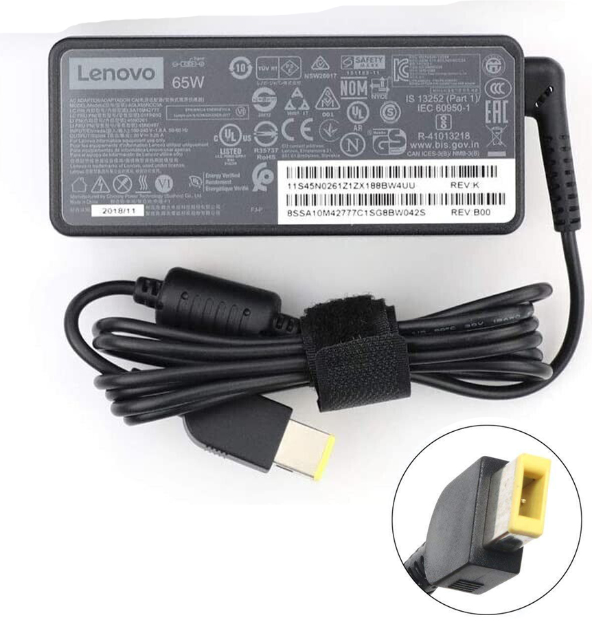 Lenovo/IBM Original Lenovo 20V 3.25Amp 65W Power Adapter USB Plug for ThinkPad Yoga 2 11 12 13 14