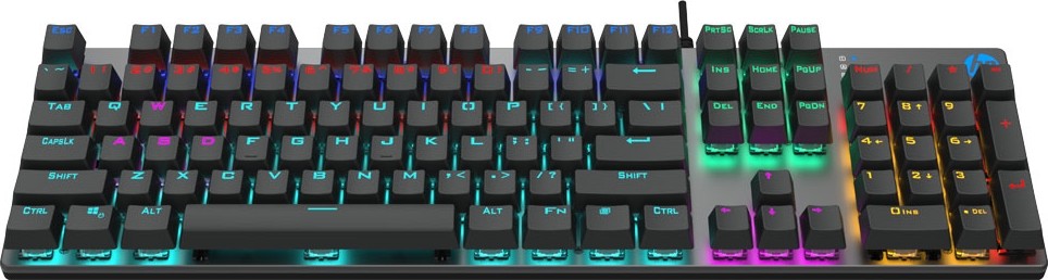 HP GK400F Mechanical Stylish Wired Gaming Keyboard (GK400F) with BLUE SWITCH , ANTI RUST & SCRATCH AND METAL FRAME