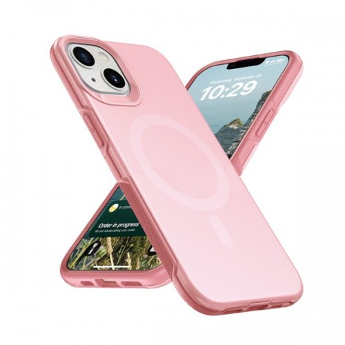 iPhone 14 Plus- MagSafe Phone Cover Case (YUVAL) Pink