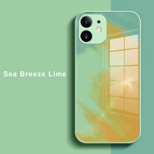 iPhone12 PRO Artistic ShockProof Phone Case (Biguo) Sea Breeze Lime