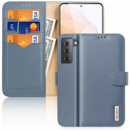 iPhone 11 Pro Leather Wallet Phone Covers Cases Hivo Series (DUX DUCIS) Blue