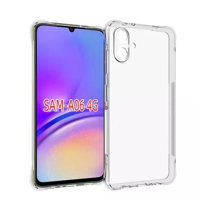 Samsung A06 Transparent Clear Soft TPU Case Cover