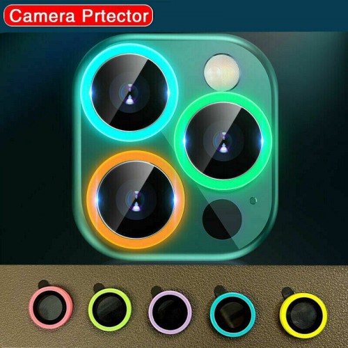 iPhone 13 Pro/13 Pro Max 9H Luminous Camera Lens Protector Film White