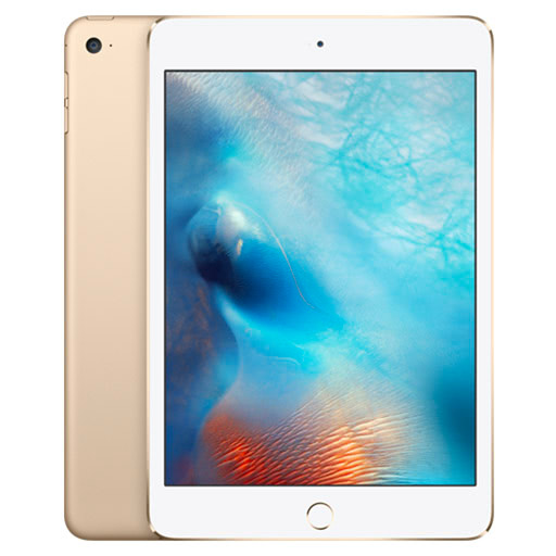 iPad Mini 4 (2015) 7.9" Cellular + Wi-Fi 128GB Gold A1550 A Grade 100% Battery Health( Refurbished )