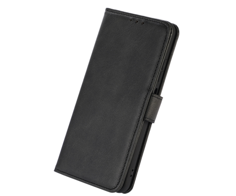 ABEEL iPhone 17 Pro wallet phone case PU leather Black