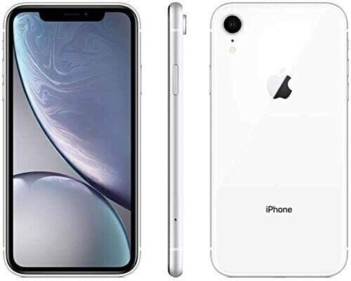 iPhone XR 64GB SS+eSim White A Grade 100% Battery Health( Refurbished ) - (Message Stock)