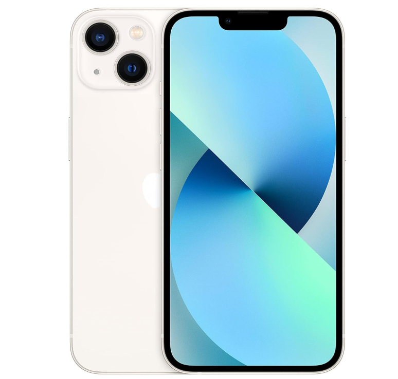 iPhone 13 128GB SS+eSim Starlight A Grade 100% Battery Health( Refurbished )