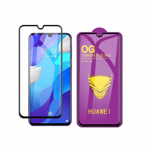 [M0730100015] Huawei P30 CCBBK/ (OG) Golden Armor High Quality full cover Tempered Glass Screen Protector