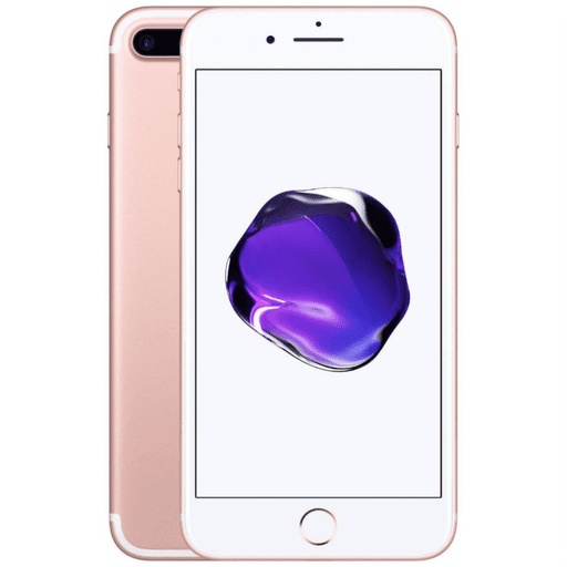 [M0010010619] iPhone 7+ Plus 128GB Rose Gold A Grade 100% Battery Health( Refurbished )