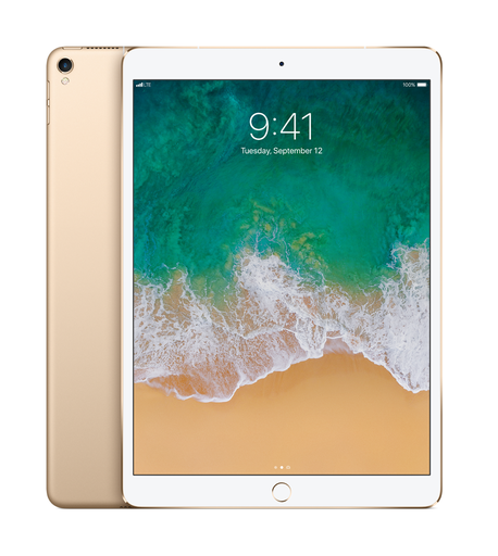 [T0010010589] iPad Pro 10.5 (2017) Cellular + Wi-Fi 256GB Gold A1709 A Grade above 80% Battery Health(Refurbished) 