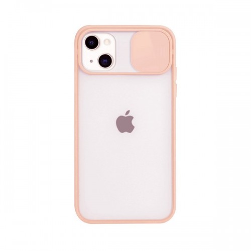 [M0620090134] iPhone  6P 7P 8P  Slide Camera Lens Protection Cover Phone Case ShockProof TPU (Case Mate) ) Pink Red