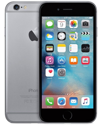 [M0010010942] iPhone 6 16GB Single SIM Silver A Grade 90% Battery Health( Refurbished )