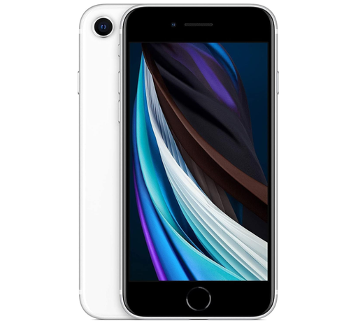 [M0010011051] iPhone SE (2nd Gen) 2020 256GB SS+eSim White A Grade 100% Battery Health ( Refurbished)- Touch ID not work