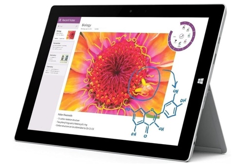 [L0110010026] Microsoft Surface Pro 3 12" Laptop / Tablet – Intel Core i5-4300U 1.90GHz / 4GB RAM / 128GB SSD / Win 10 Home / Silver – Excellent Grade minor scratch (Refurbished)