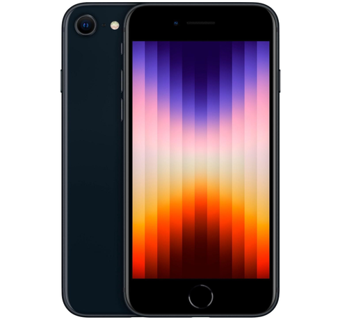 [M0010011162] iPhone SE 2022 (3rd Gen)64GB SS+eSim Midnight A Grade 100% Battery Health( Refurbished )- Touch ID not work