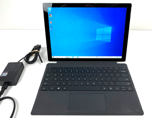 [L0110010002] Microsoft Surface Pro (6th Gen)1796 Laptop / Tablet, Black, 12.3'' Touch, Intel Core I5-8350U CPU @1.70GHZ, I5 8th, 8GB LPDDR34, 256GB NVME (Refurbished) with Bluetooth Keyboard