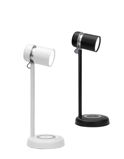 [E0680120002] Reading lamp with bluetooth music player and wireless charging L9-BLACK