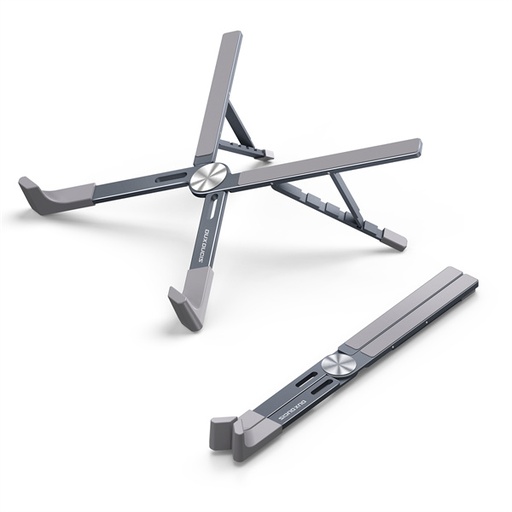 [L0970470001] DUX DUCIS ZJ-004 X-Shape Foldable Laptop Stand Grey