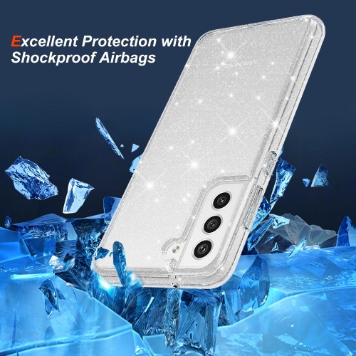 Samsung Transparent / Glitter ShockProof Phone Case (YUVAL) 