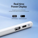 [5-B7]DUX DUCIS SP-06 Magnetic Active Stylus Palm Rejection Pen Digital Power Display White