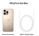 iPhone 16 Pro Max SIM+eSim 256GB Desert Titanium A Grade 100% Battery Health( Refurbished )