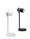 Reading lamp with bluetooth music player and wireless charging L9-WHITE