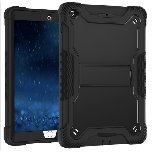 iPad 10.9'' (10th, 2022) Case | Shockproof Rugged Armor Tablet Cover with Kickstand – Black