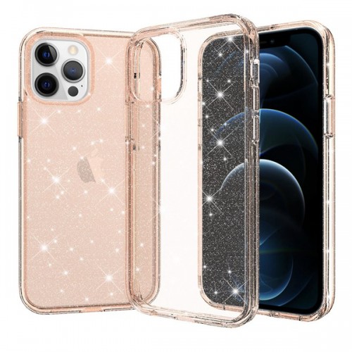  iPhone 11 Pro 5.8" Glitter Fluorescent Colors ShockProof Phone Case (Ultimake) Gold