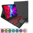 iPad 10.2'' (7th/8th, 2019/2020) / iPad Air 10.5'' / iPad Pro 10.5'' Case | RK102T | TPU Tablet Cover with Pen Holder & Detachable Bluetooth Keyboard with Touchpad Backlight – Black