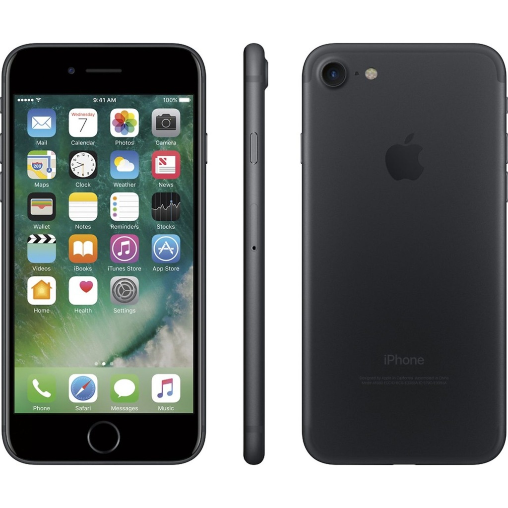 iPhone 7 128GB Matte Black A Grade 100% Battery Health(Refurbished)