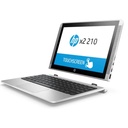 HP x2 210 G1 10.1" Detachable Tablet Laptop – Intel Atom x5-Z8300 1.44GHz / 4GB RAM / 64GB Storage / Win 10 – Silver Grey – Minor Scrathes Excellent (Used)