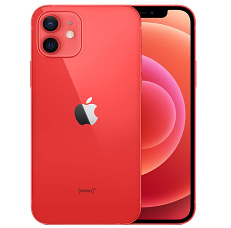 iPhone 12 64GB Red SS+eSim 100% Battery Health Excellent Grade frame scratch (Refurbished)