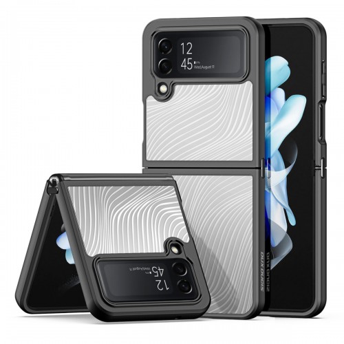 DUX DUCIS Aimo Series Samsung Z Flip4 5G Clear Case Cover Black