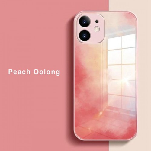 [M0610090020] iPhone XS Max Artistic ShockProof Phone Case (Biguo) Peach Oolong Orange