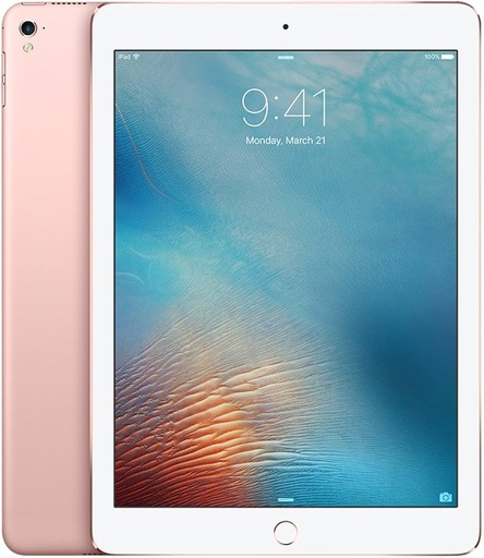 [T0010010615] iPad Pro 1 (2016) 9.7" Cellular + Wi-Fi 128GB Rose Gold A1674 A Grade above 80% Battery Health(Refurbished)