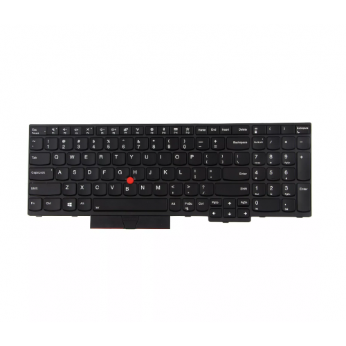 [L0090040023] [N07]Lenovo US Keyboard for Lenovo Thinkpad E580 E585 T590 P52 P53 P72 P73 with Backlit with Red Pointer