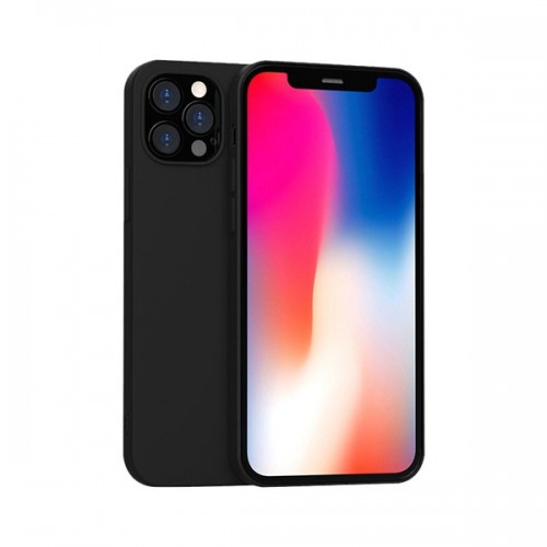 [M0860090028] [UA06]Silicone phone case without ring for iPhone 13 Pro Max Black