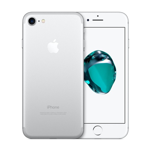[M0010010775] iPhone 7 128GB Sliver A Grade 100% Battery Health(Refurbished)