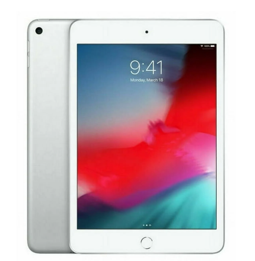 [T0010010727] iPad Mini 5 (2019) 7.9" Wi-Fi + Cellular 64GB A2124 Silver A Grade above 80% Battery Health (Refurbished)