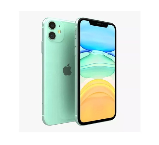 [M0010011039] iPhone 11 64GB SS+eSim Green A Grade 100% Battery Health ( Refurbished) - Face ID not work