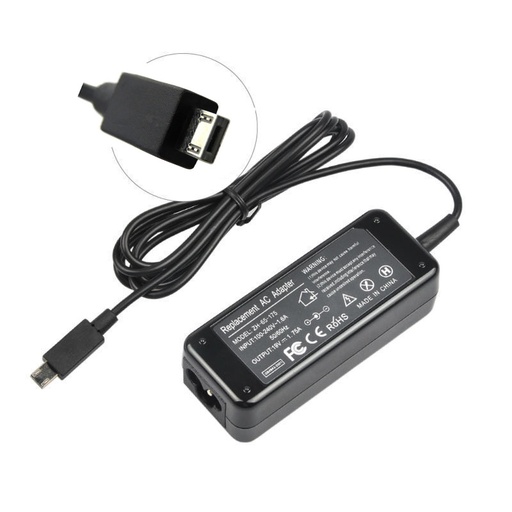 [L0100060024] Asus Replacement ASUS Power Adapter 19V 1.75Amp 33W for ASUS ADP-33AW AD ASX205T-808 EeeBook X205, X205TA, E202, E202SA, E205, E205SA Asus Transformer Book Flip TP200 TP200SA square pin