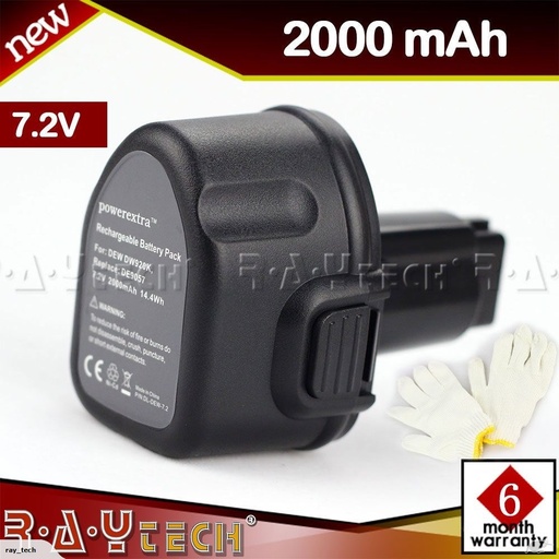 [D0680020007] Power Tool Battery 7.2V 2000mAh for DW9057-20