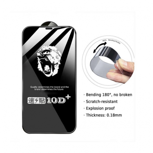 [M0720100026] iPhone 15 Gorilla Pliable and Strong Tempered Glass Screen Protector without package